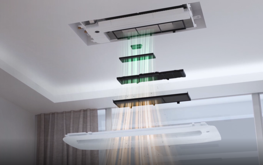 may lanh am tran LG 1 huong thoi